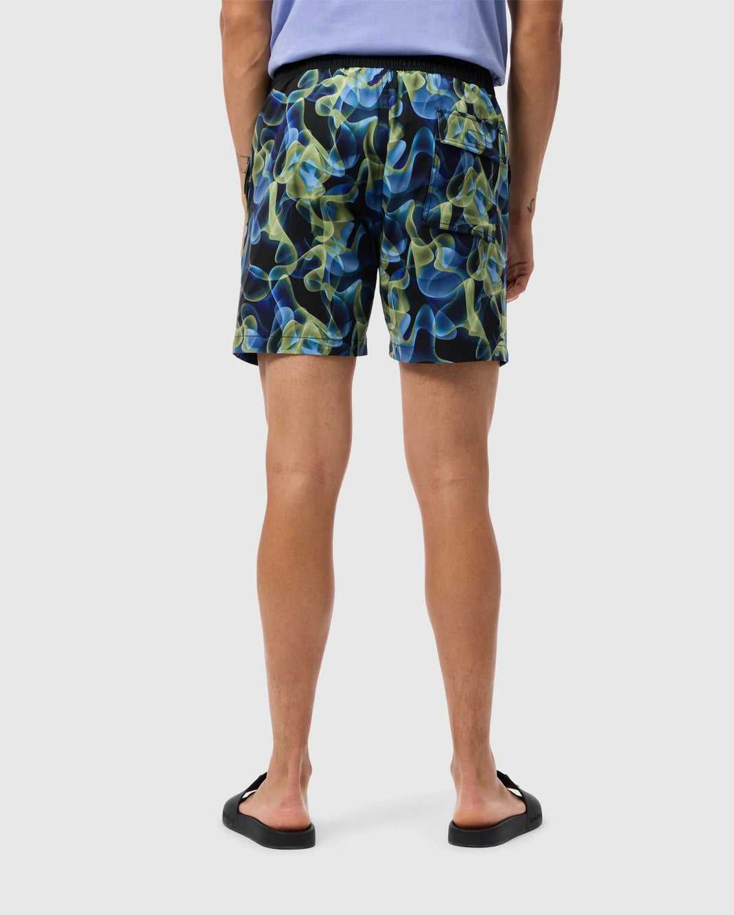 Slip de Bain Psycho Bunny Goldcreek All Over Print Swim Trunk Noir Homme | RFH-92494688